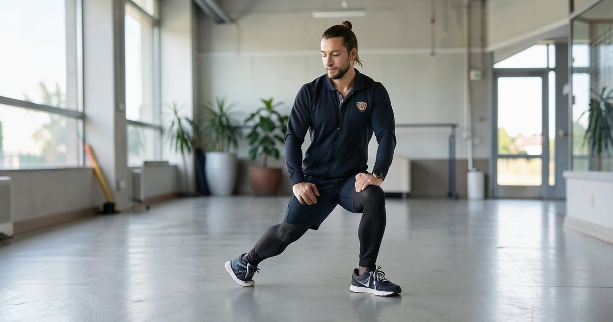 Mișcări scurte pentru relaxarea genunchilor — Importanța încălzirii înainte de exerciții Mișcări scurte pentru relaxarea genunchilor — Importanța încălzirii înainte de exerciții